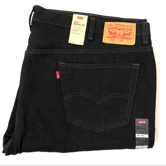 size 48 black jeans